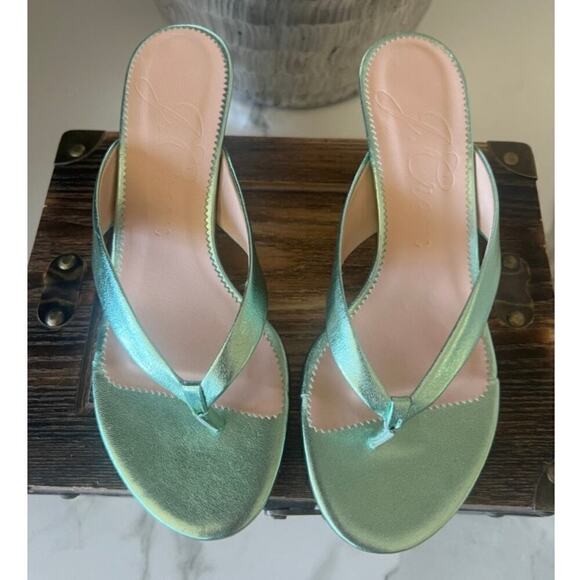 J Crew Violetta Italian Leather Kitten Heels - Picture 2 of 7